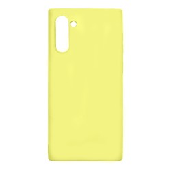 Soft Silicon Case for Samsung Galaxy Note 10 Yellow